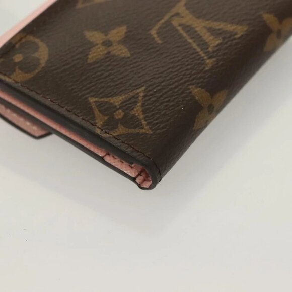 LOUIS VUITTON Monogram Portefeuille Zoe Wallet Pink M62933 LV Auth 125843 - Picture 2 of 16